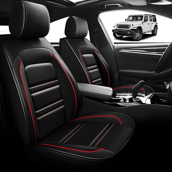 Seat Cover for JP Wrangler 2007-2025 | Car Seat Covers Front Seats, Waterproof - Image 2