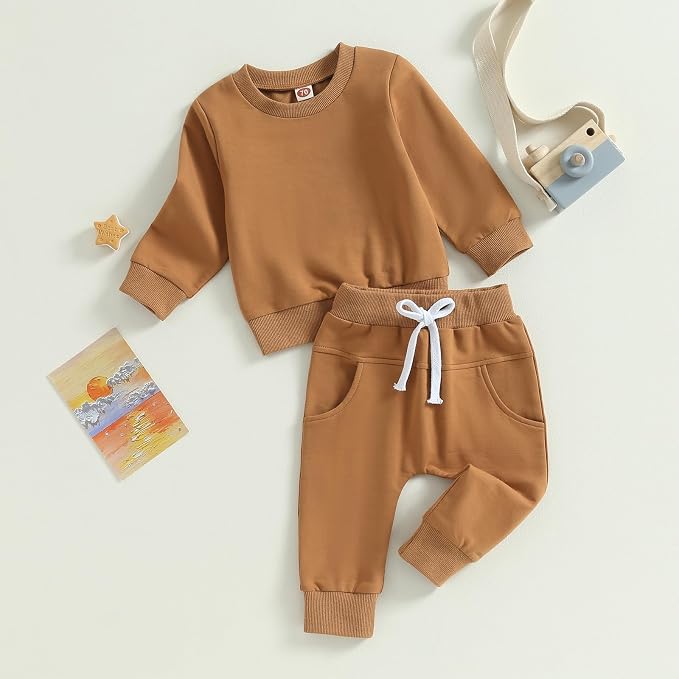 Tiaham Baby Boy Clothes Girl Outfits Fashion Sweatshirt Sweat Pant Kids Toddler - Image 8