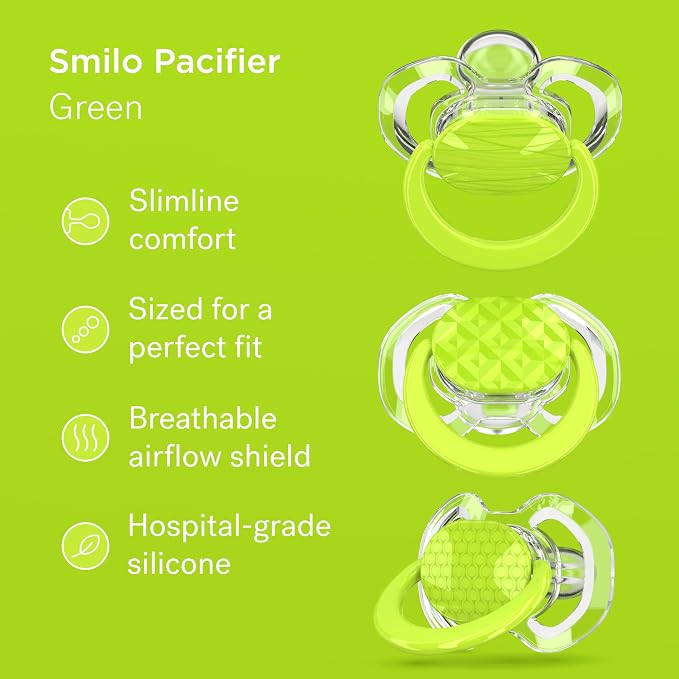 Smilo Baby Pacifier with Orthodontic Design - Image 2