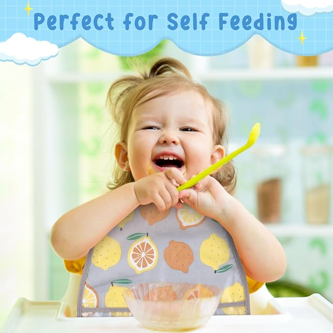 Jeyiour 12 Pcs Baby Waterproof Bibs - Image 6
