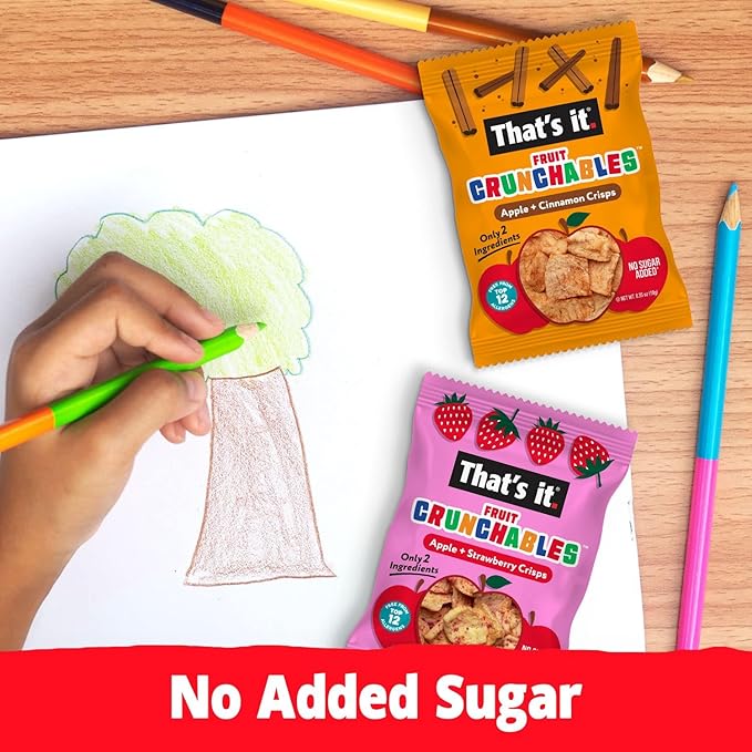 That's it. Fruit Crunchables Variety Pack, Fruit Snacks - Image 4