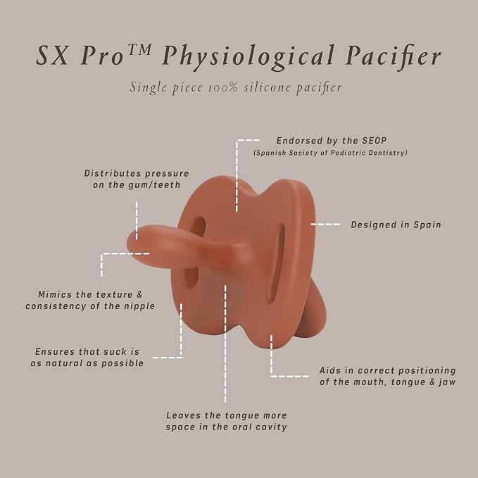 Color Essence SX PRO Silicone Baby Pacifier 1Pk, Made - Image 2