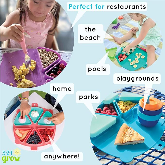 Silicone On-The-Go Snack Mat – Foldable Reusable Placemat - Image 5