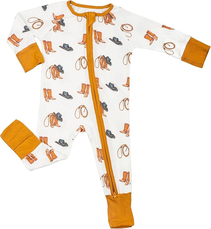 LollyBanks Baby Pajamas, 2-Way Zipper Romper, 95% Viscose Made from Bamboo and by LollyBanks