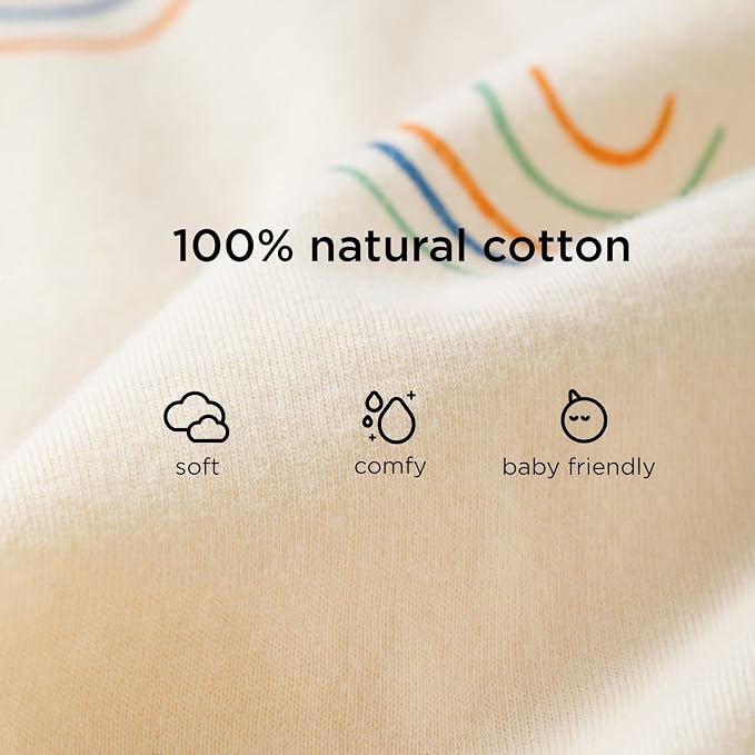 Duomiaomiao 0.5 TOG Toddler Sleep Sack 12-24 Months 100% Cotton Lightweight - Image 4