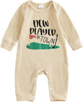 Fernvia Newborn Baby Boy Clothes Letters Print Bodysuit 3 6 9 12 18 Months Long by Fernvia