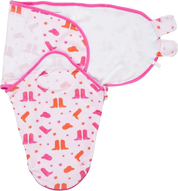 LollyBanks Baby Swaddles 100% Organic Cotton, 0-3 Months Baby Girl Swaddles by LollyBanks