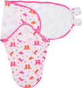 LollyBanks Baby Swaddles 100% Organic Cotton, 0-3 Months Baby Girl Swaddles by LollyBanks