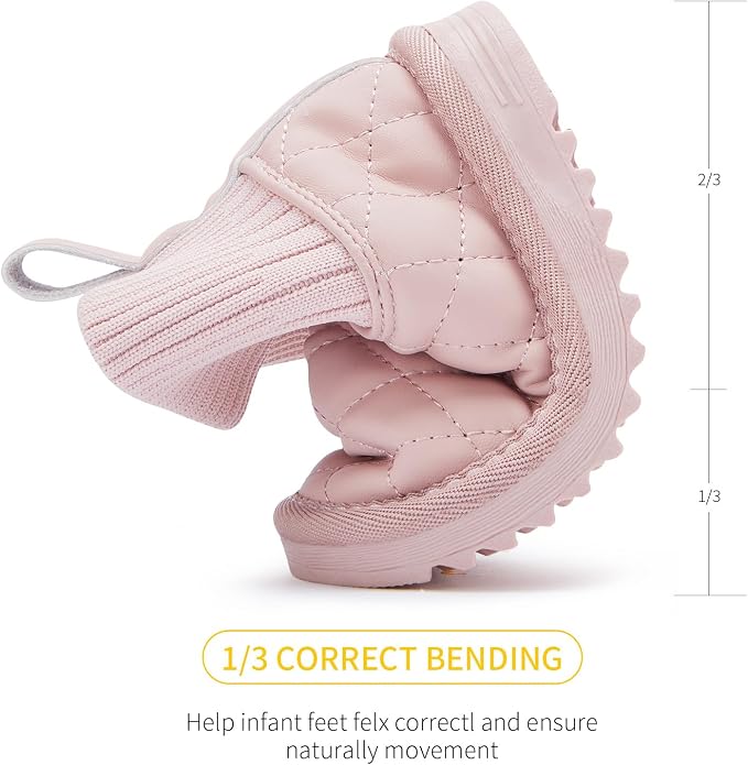 BMCiTYBM Girls Boys Snow Boots Warm Winter Fur Lined Baby Shoes - Image 4
