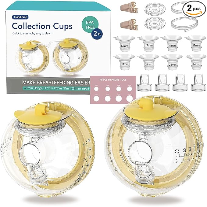 Hands-Free Collection Cups Compatible by PUMPMOM
