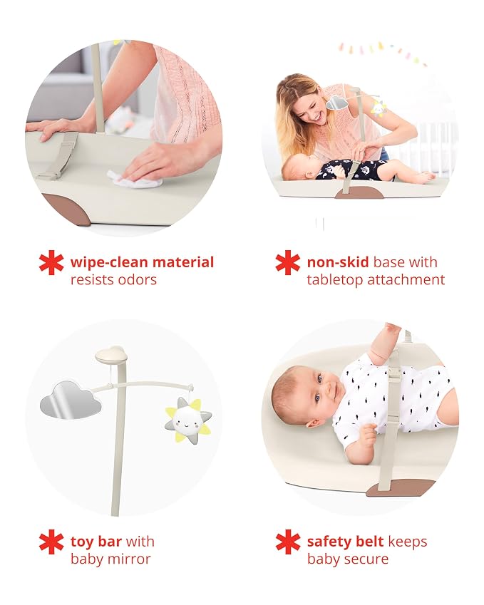 Skip Hop Baby Changing Pad Nursery Style Wipe-Clean Contoured - Image 4