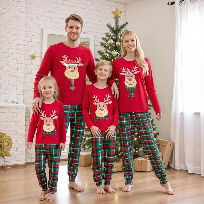 Awoscut Family Christmas Pajamas Matching Pajamas - Image 2