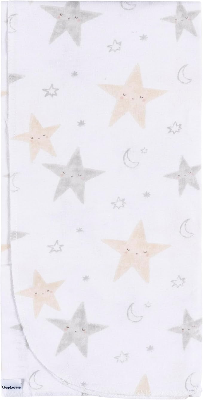 Gerber Unisex Baby 100% Cotton Flannel Receiving Blankets 30x30 Inches - Image 4