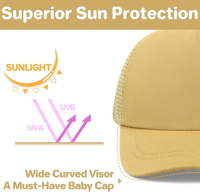 qikqik Baby Baseball Cap Toddler Baseball Hat - Image 5