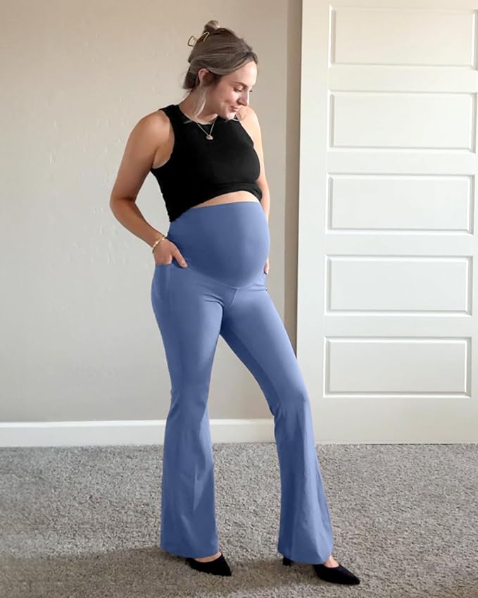 G4Free BareFeel Maternity Flare Leggings - Image 5