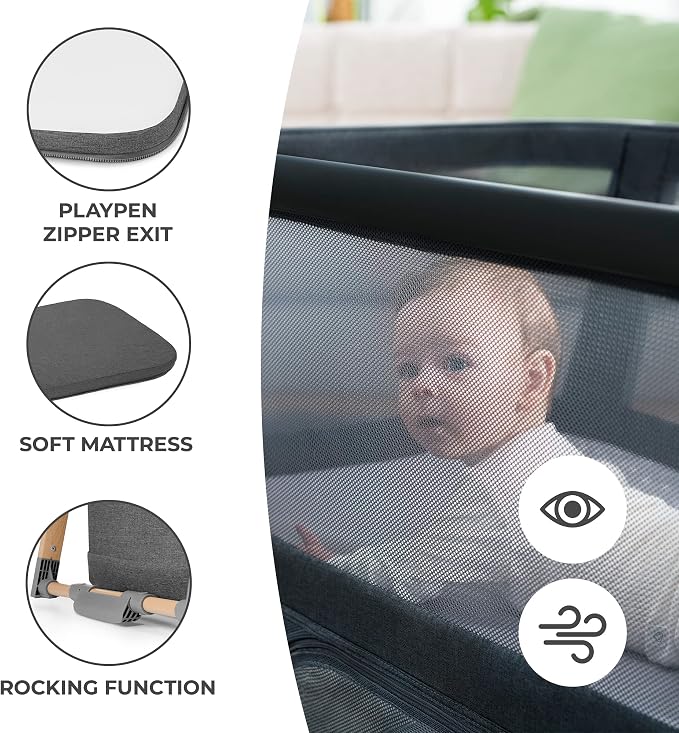 Kinderkraft Sofi Portable Travel Crib - Image 6