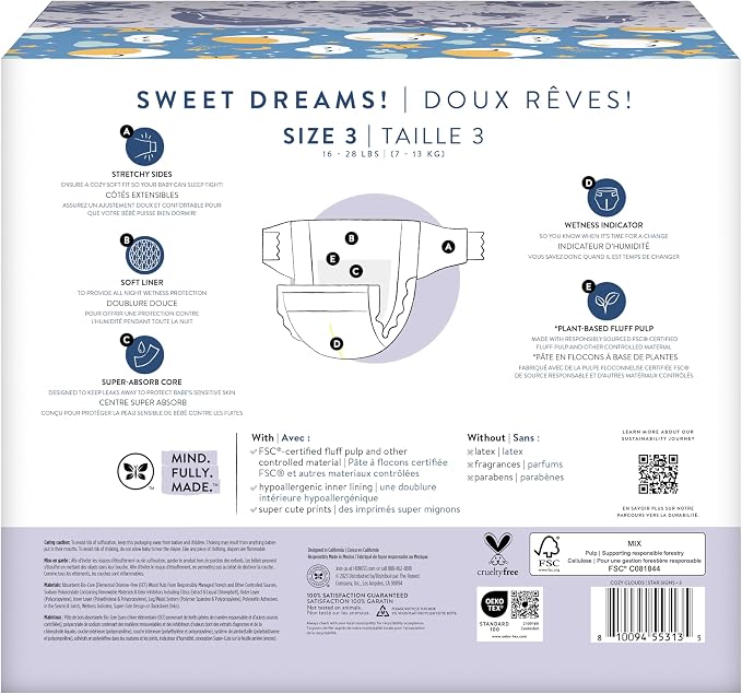 The Honest Company Clean Conscious Overnight Diapers - Image 9