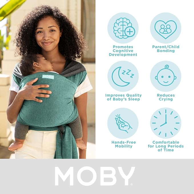 Moby Baby Wrap Carrier Reversible - Image 2