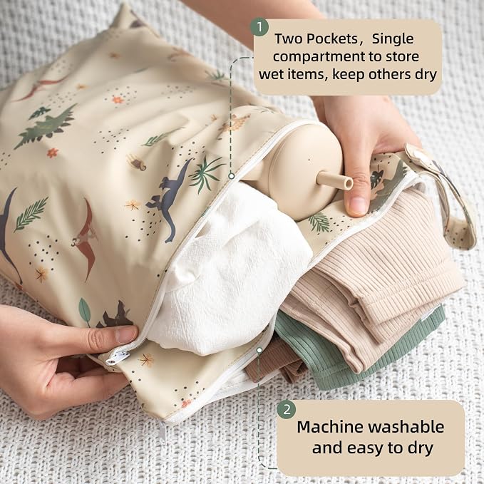 Wet Dry Bag Waterproof Wet Bags Baby Diaper Bag - Image 5