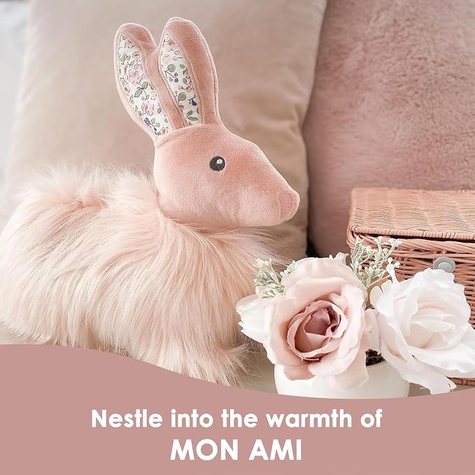 MON AMI Fluffy Bunny Décor Pillow, Soft & Cuddly Plush, Premium Throw Pillow - Image 4