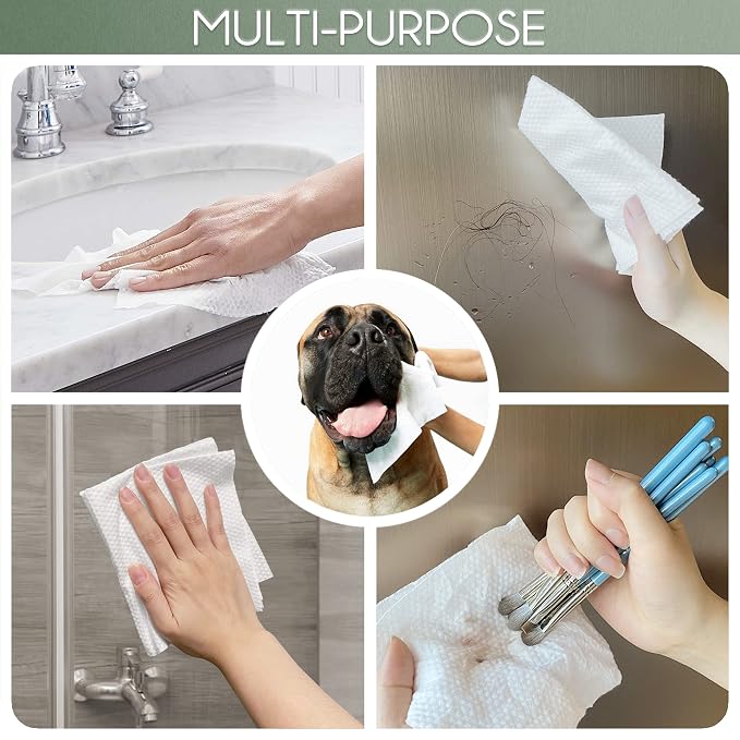 Bamboo Viscose Disposable Face Towel Biodegradable Large Dry Face Wipes 60 - Image 7