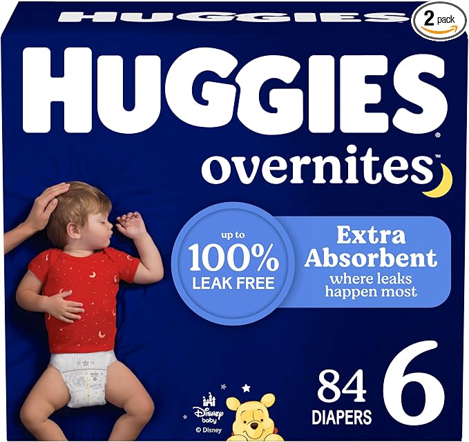 Huggies Size 6 Overnites Baby Diapers: Overnight Diapers, Size 6, 84 Ct by Huggies%C2%AE