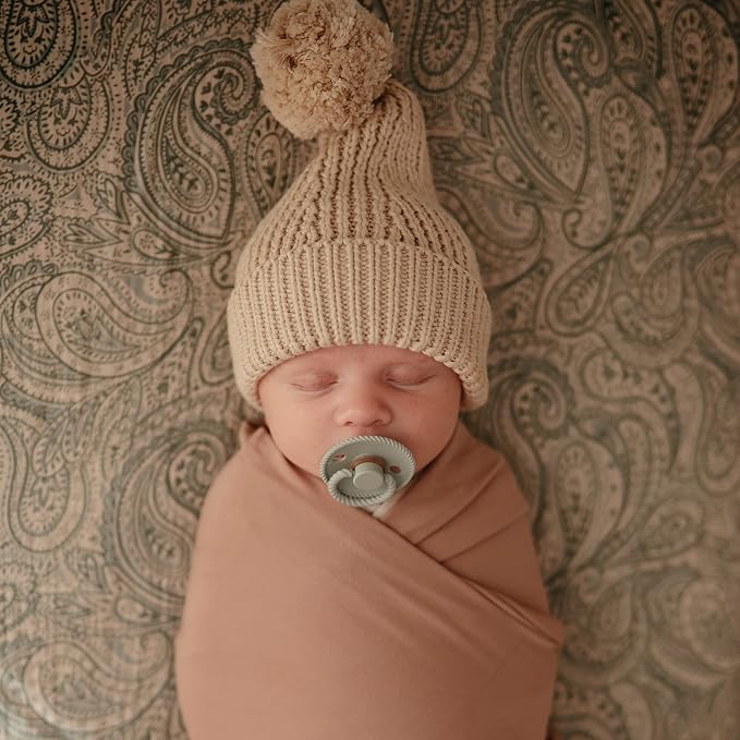 FRIGG Rope Natural Rubber Baby Pacifier | Made in Denmark | BPA-Free - Image 3