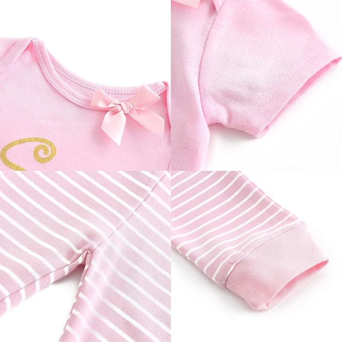 Newborn Layette Gift Set Bodysuits Pants - Image 6