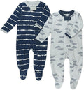 HonestBaby Baby Sleep N' Play One-Piece Zip-Front Footed Organic Cotton Pajama by HonestBaby