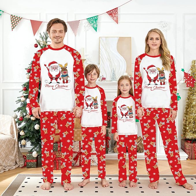 Awoscut Family Christmas Pajamas Matching Pajamas - Image 6