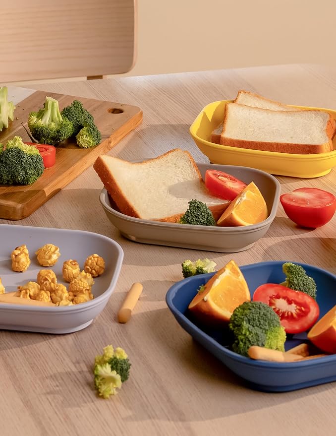 BABELIO Suction Plates for Baby and Toddler, 100% Food Grade Silicone, BPA Free - Image 7