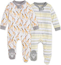 Burt’s Bees Baby Boys' One-Piece Sleep and Play 100% Organic Cotton PJs by BurtsBeesBaby