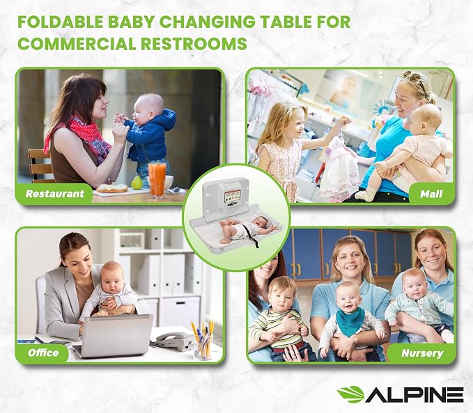 Alpine Wall Mounted Baby Changing Station - Image 8