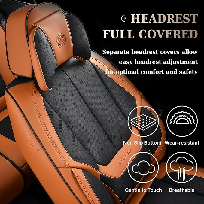 Coverado Universal Seat Covers Full Set, 5 Seats Universal Seat Covers - Image 5