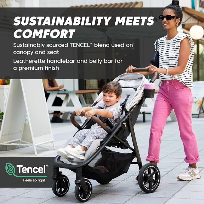 Baby Jogger City Mini Air Lightweight Stroller Rich Black - Image 4