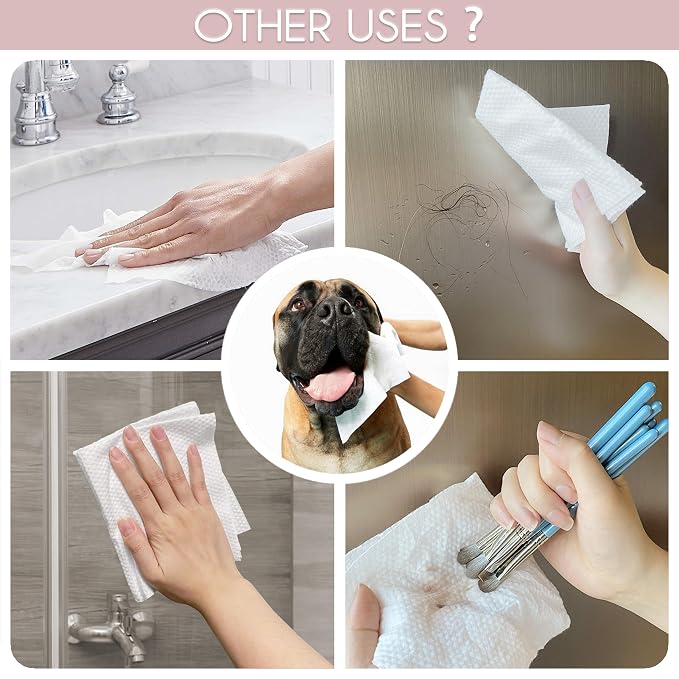 100% Cotton Disposable Face Towel 100 Count 10x12 Inch | Biodegradable Thick - Image 7