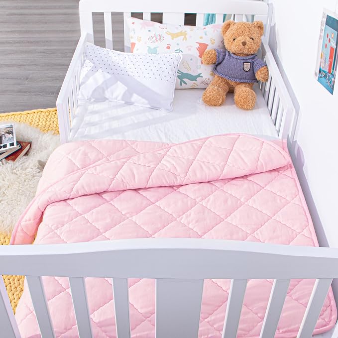 NTBAY Down Alternative Oversized Toddler Comforter, Super Soft and Warm Solid - Image 5