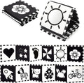 URMYWO Black and White Tummy Time High Contrast Newborn Toys 0-3 Months by URMYWO