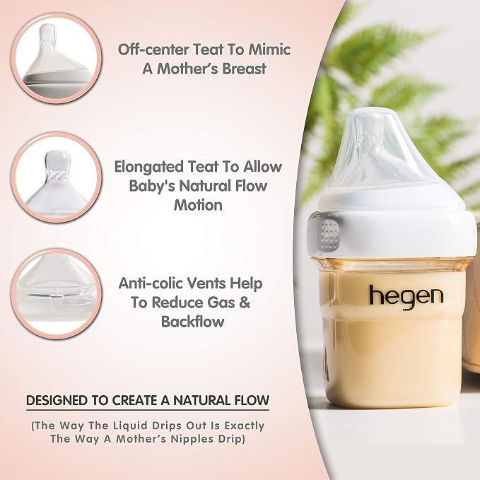 hegen Newborn Baby Bottle Basic Starter Kit- PPSU Bottle - Image 3