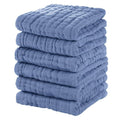 Muslin Baby Washcloths 6 Pack, 100% Cotton Wash Cloths by Unnivoll