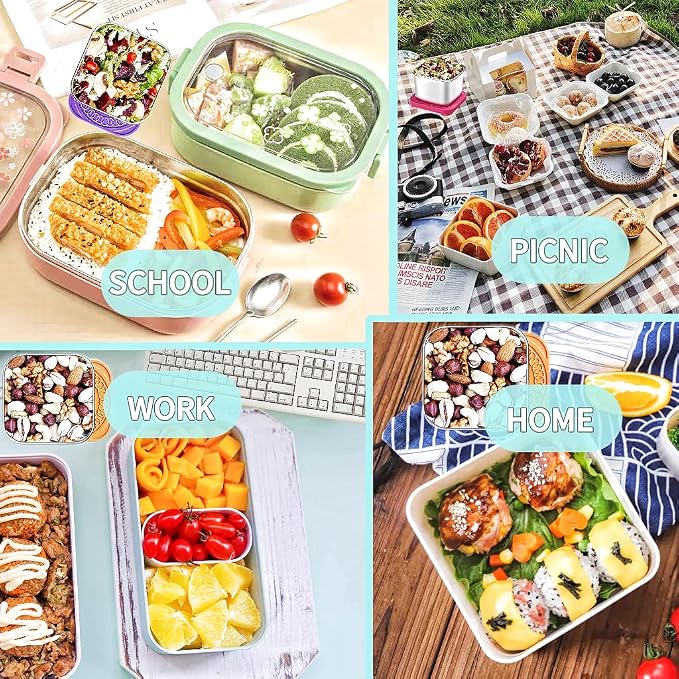6Pack 6oz Stainless Steel Snack Containers - Image 6