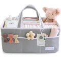 Lily Miles Baby Diaper Caddy Organizer, Girl Nursery Storage Basket by LilyMiles