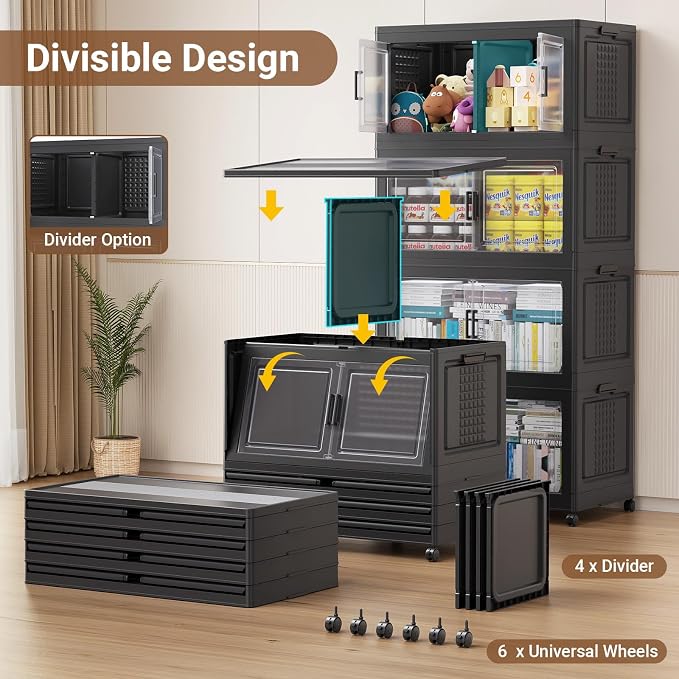 BROVIEW 600Qt Plastic Storage Bins - Image 3