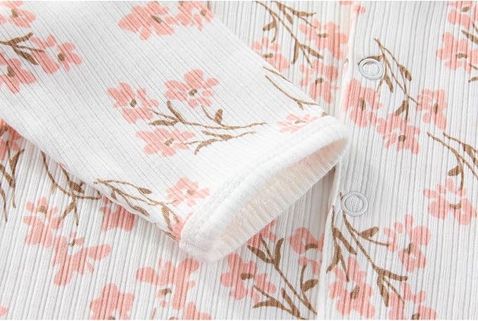 Fashion Baby Boy Girl Clothing Set Cotton Soft 3-Piece Long Sleeve Button - Image 3