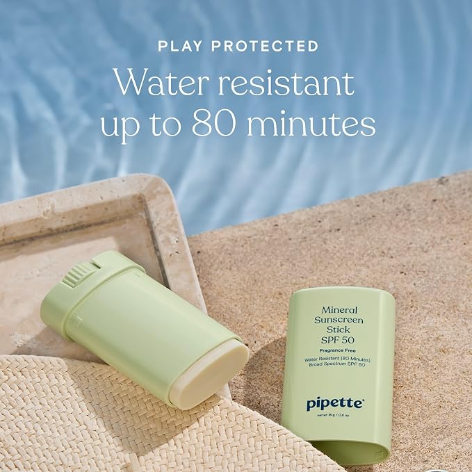 Pipette Baby Mineral Sunscreen Stick SPF 50, Broad Spectrum Sunblock - Image 3