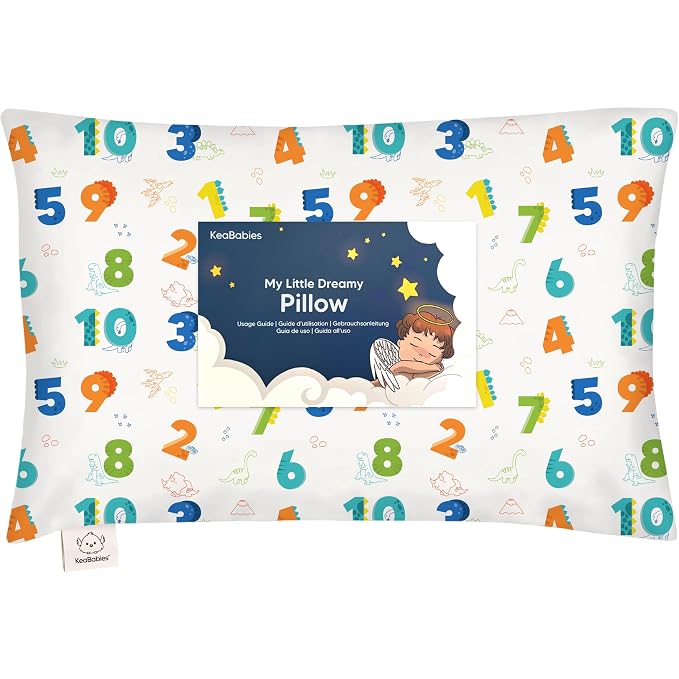 Toddler Pillow with Pillowcase by KeaBabies
