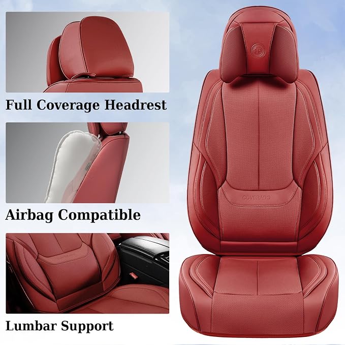 Coverado Universal Seat Covers Full Set, Universal Seat Covers - Image 6