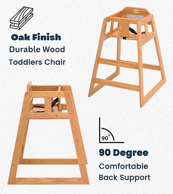 Alpine Wooden High Chairs for Babies and Toddlers - Image 6