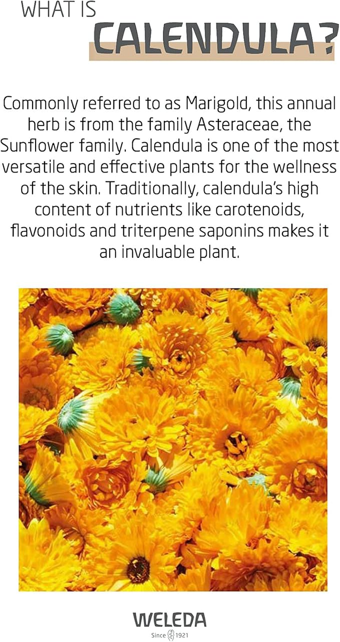 Weleda Baby Calendula Nourishing Face Cream, 1.7 Fluid Ounce, Plant Rich - Image 5
