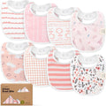 8-Pack Organic Baby Bibs for Boys, Girls by KeaBabies